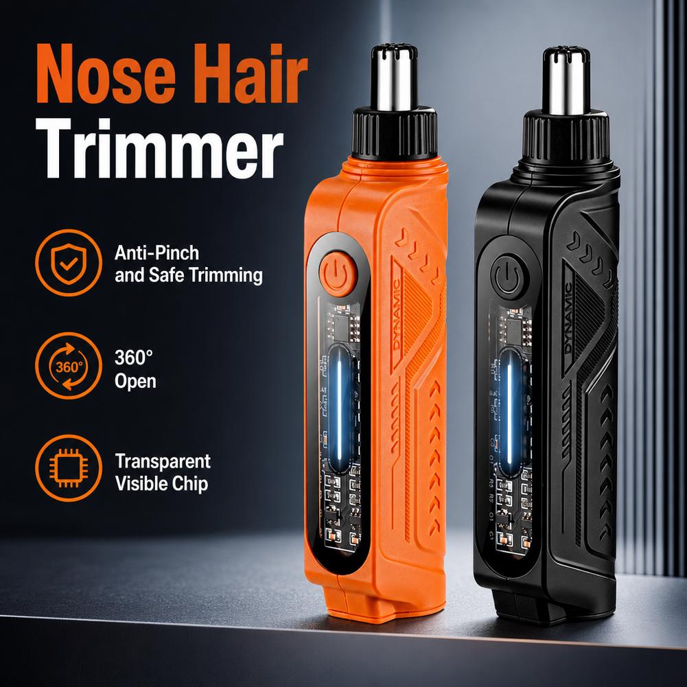 Men'S Grooming Facial - เครื่องเล็มขนจมูกแบบชาร์จไฟได้ และเครื่องกำจัดขนบนใบหน้าสำหรับผู้ชาย เครื่องโกนขนจมูกสำหรับทำความสะอาดภายในจมูก - อุปกรณ์ดูแลความสะอาดส่วนตัวแบบพกพา