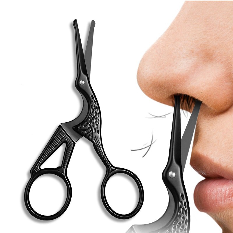 Men'S Grooming Eyebrow Trimming - กรรไกรตัดแต่งขนบนใบหน้าสำหรับผู้ชายผู้หญิง, คิ้ว, ขนจมูก, หนวด, เครา, ขนตา,