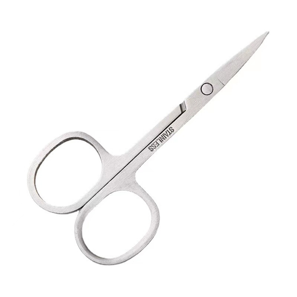 Men'S Grooming Eyebrow Trimming - กรรไกรตัดแต่งขนบนใบหน้าขนาดเล็กสำหรับผู้ชายและผู้หญิง ใช้ตัดแต่งขนคิ้ว ขนจมูก หนวด เครา ขนตา