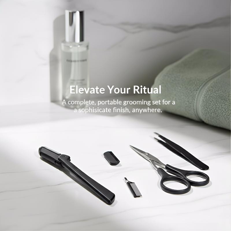 Men'S Grooming Makeup - ชุดอุปกรณ์ตกแต่งคิ้วสแตนเลส 3 ชิ้น สำหรับผู้หญิงผู้ชาย ชุดเครื่องมือจัดแต่งทรงคิ้วแบบมืออาชีพสำหรับการแต่งหน้าประจำวัน