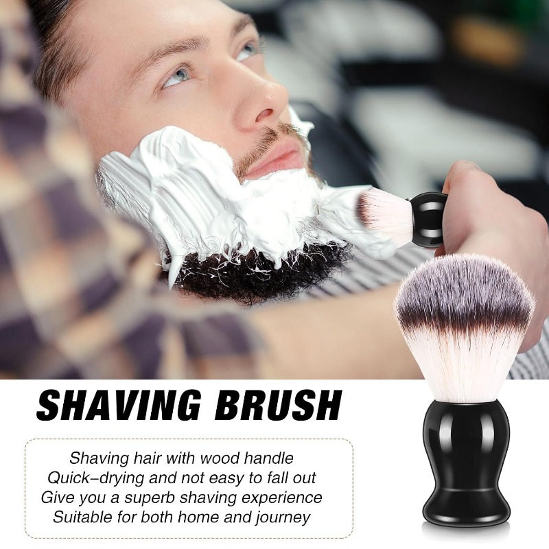 แปรงโกนหนวด 1 ชิ้น, ด้ามไม้, ข - Grooming Men'S Hair บทวิจารณ์และราคา