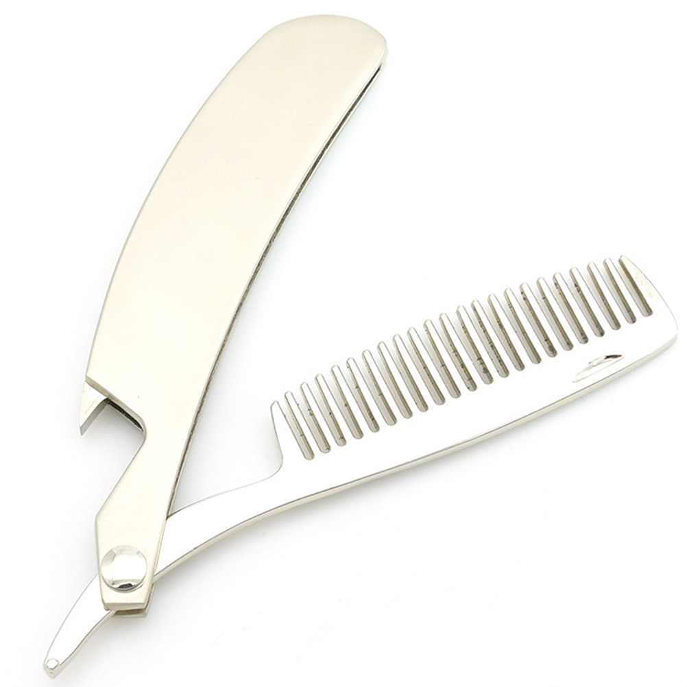 หวีหนวดเคราโลหะผสมสังกะสี แบบพ - Grooming Men'S Hair บทวิจารณ์และราคา