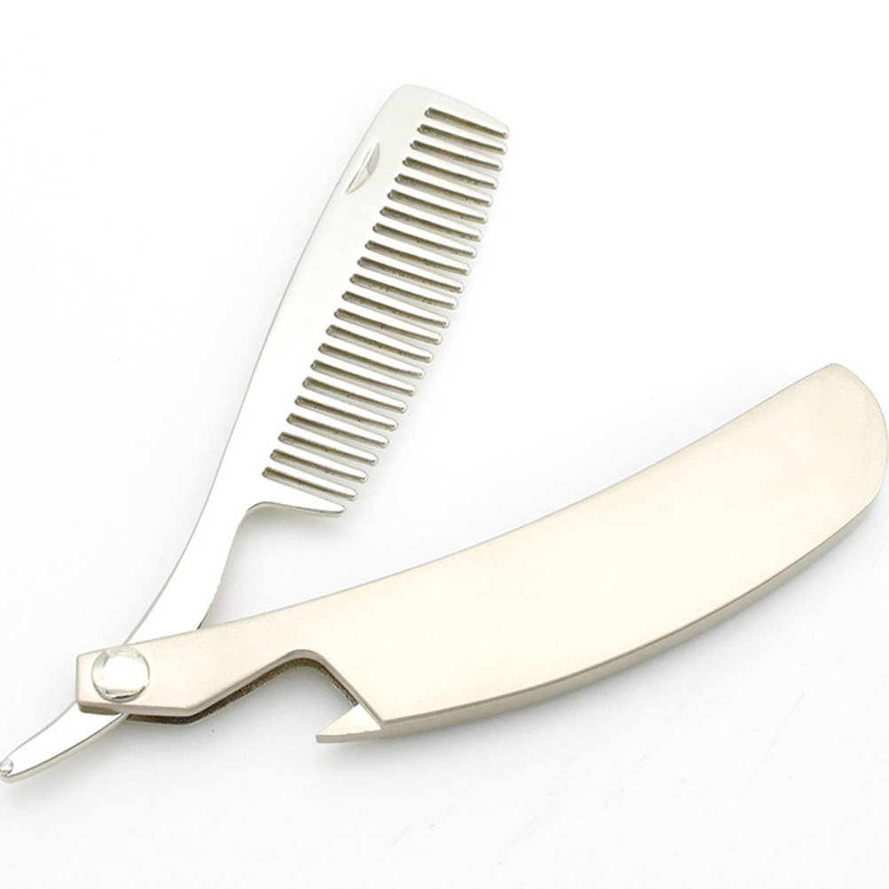 หวีหนวดเคราโลหะผสมสังกะสี แบบพ - Grooming Men'S Hair บทวิจารณ์และราคา