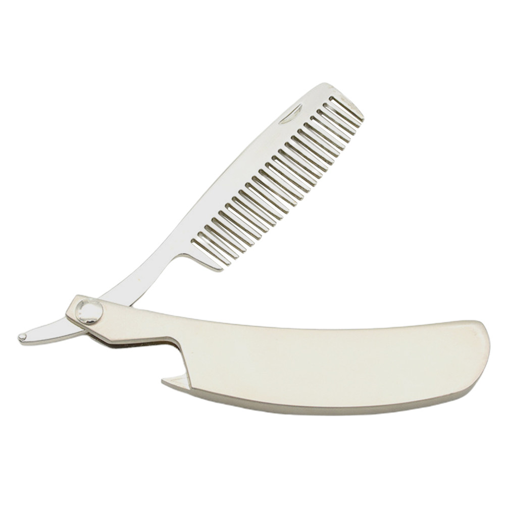 หวีหนวดเคราโลหะผสมสังกะสี แบบพ - Grooming Men'S Hair บทวิจารณ์และราคา