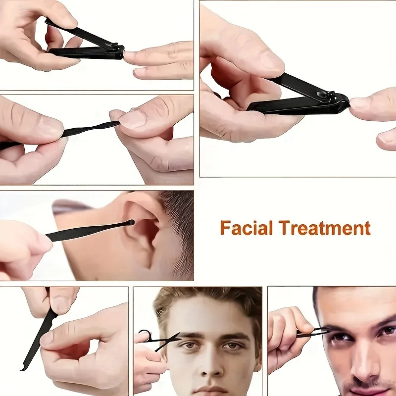 ชุดกรรไกรตัดเล็บมืออาชีพ 7-24  - Nail Care Kit Mens บทวิจารณ์และราคา