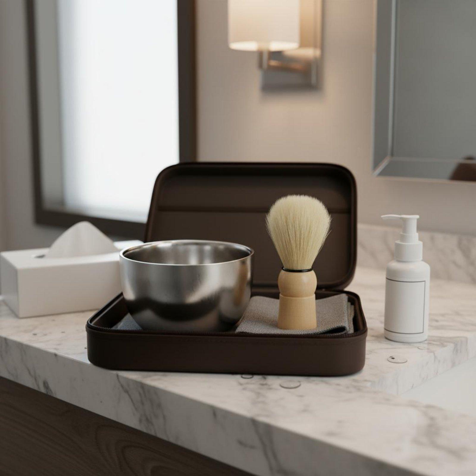 ชามโฟมโกนหนวดโลหะสำหรับผู้ชาย  - Men'S Grooming Facial บทวิจารณ์และราคา