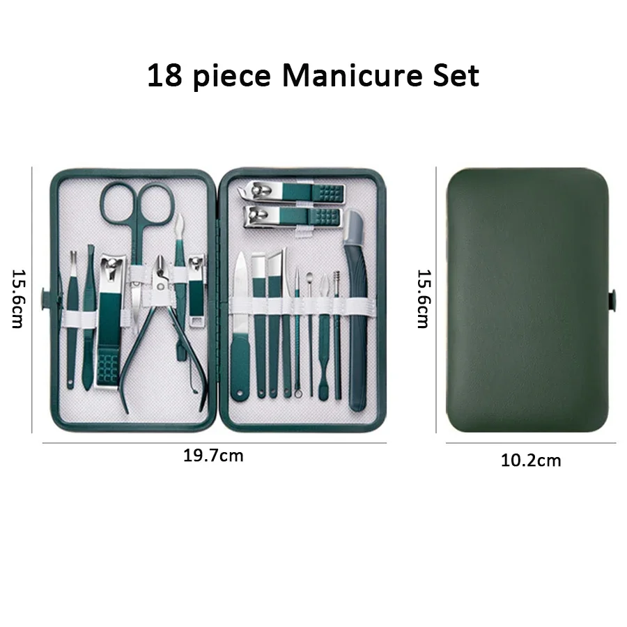 ชุดอุปกรณ์ตัดเล็บ 4/7/10/12/18 - Nail Care Kit Mens บทวิจารณ์และราคา