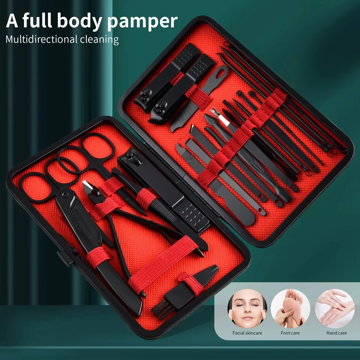 ชุดกรรไกรตัดเล็บมืออาชีพ 7-24  - Nail Care Kit Mens บทวิจารณ์และราคา