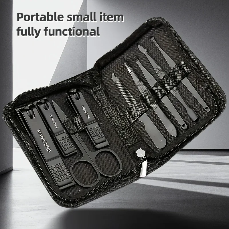 ชุดทำเล็บมือและเล็บเท้า 9 ชิ้น - Nail Care Kit Mens บทวิจารณ์และราคา