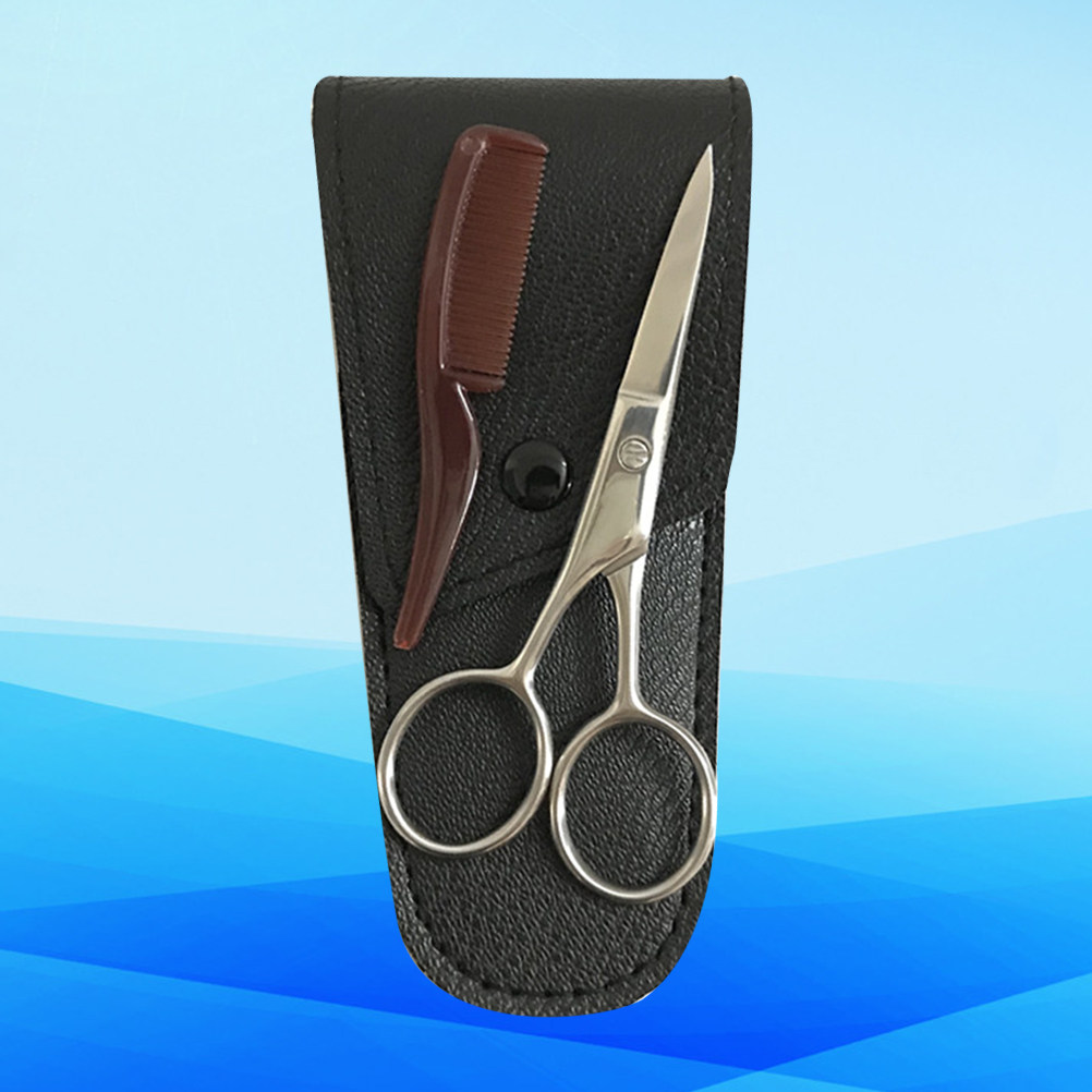 1 ชุด กรรไกรตัดแต่งหนวดเคราสเต - Men'S Grooming Eyebrow Trimming บทวิจารณ์และราคา