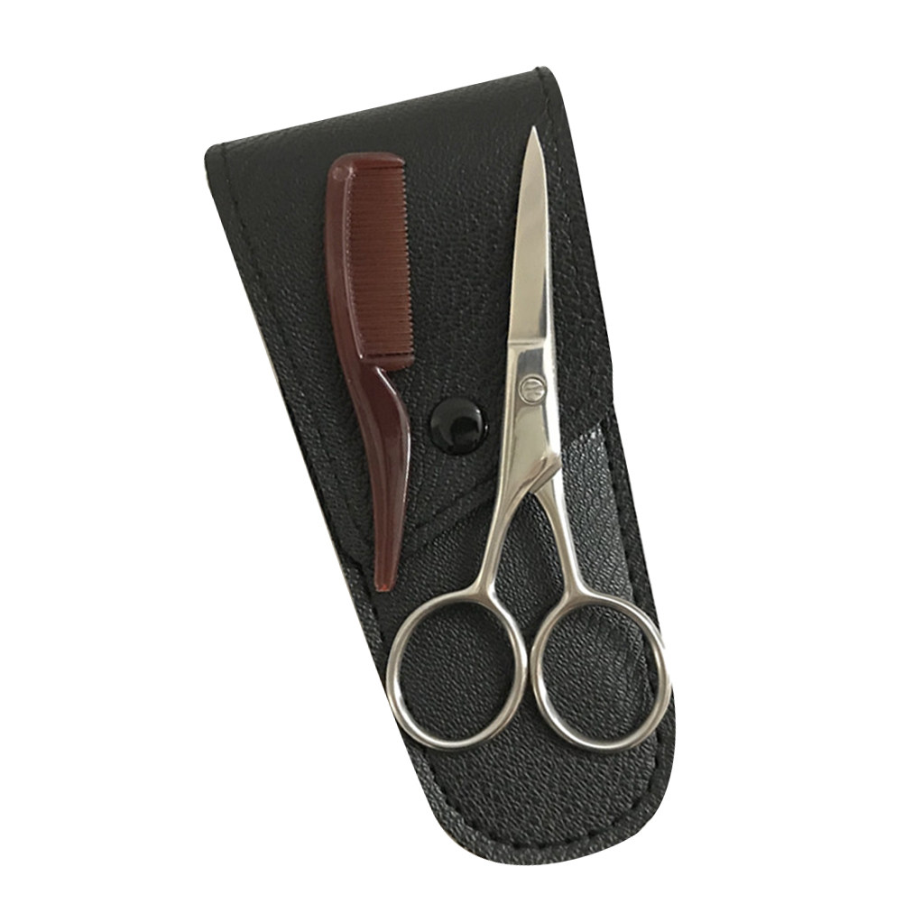 1 ชุด กรรไกรตัดแต่งหนวดเคราสเต - Men'S Grooming Eyebrow Trimming บทวิจารณ์และราคา